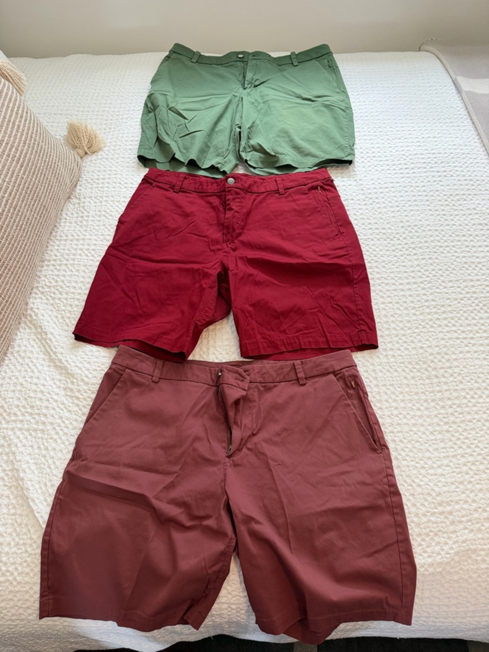 3 Pairs of Men’s Lululemon Commission Shorts